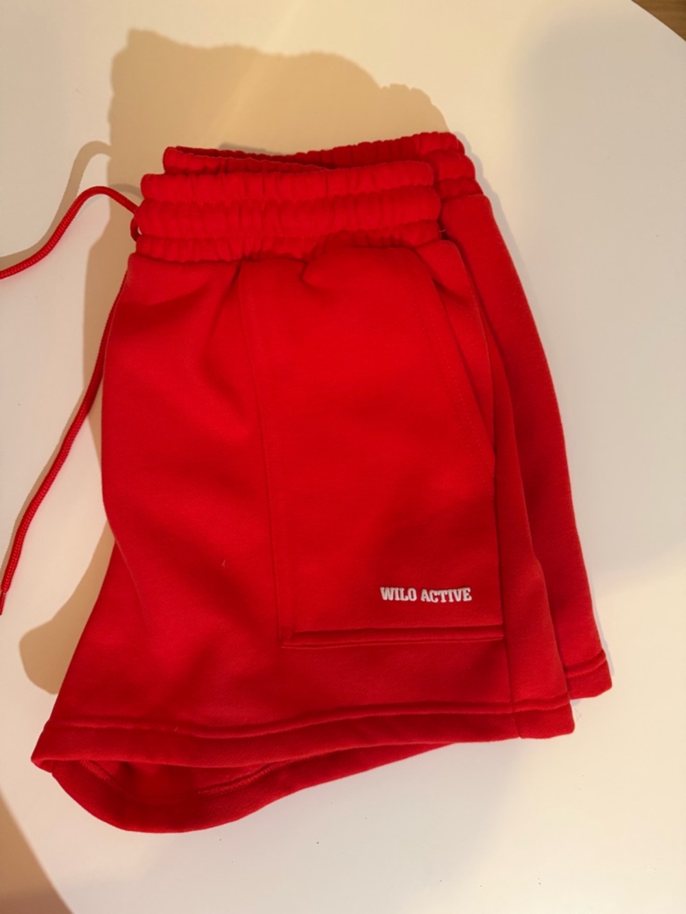 WILO ACTIVE Women's Red Athletic Shorts